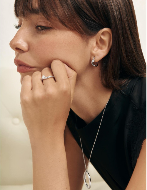Boucles d'oreilles Le Retour argent