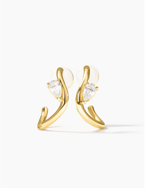 Boucles d'oreilles Le Retour dorées
