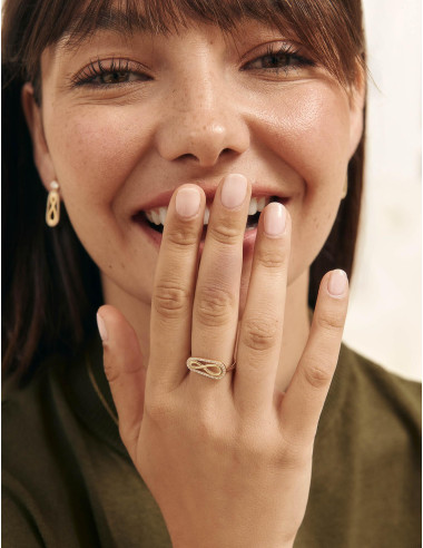 Bague L'Infini dorée