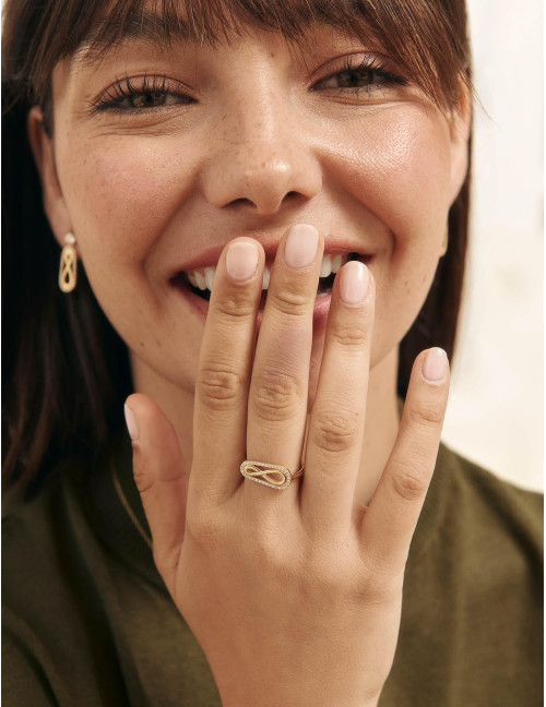Bague L'Infini dorée