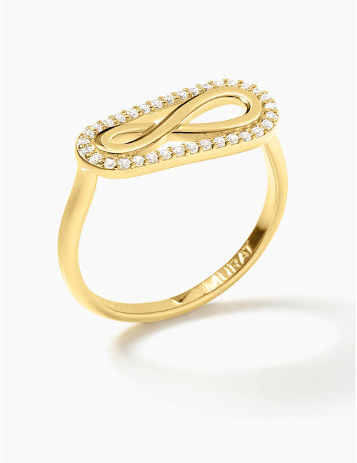 Bague L'Infini dorée