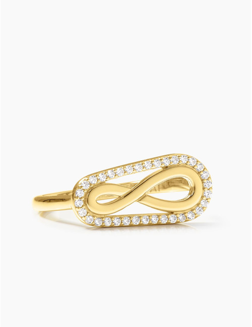 Bague L'Infini dorée