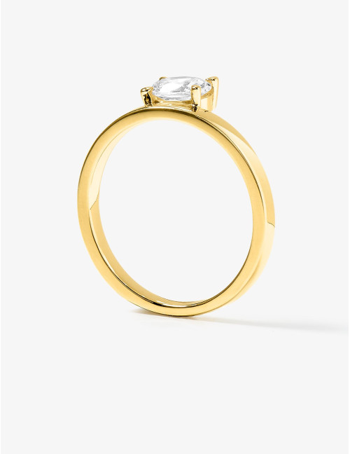 Bague Madeleine Suspendue dorée
