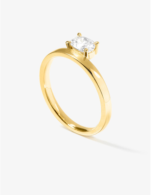 Bague Madeleine Suspendue dorée