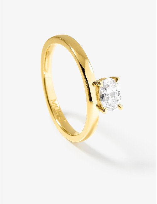 Bague Madeleine Suspendue dorée