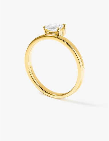 Bague Vivienne Suspendue dorée