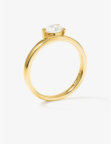 Bague Vivienne Suspendue dorée