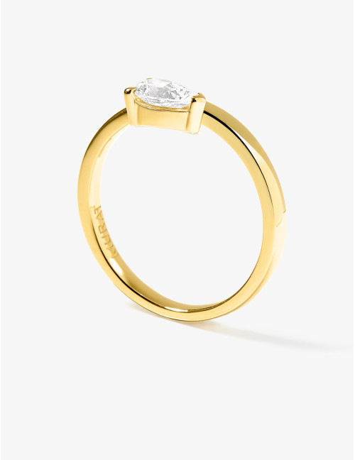 Bague Vivienne Suspendue dorée