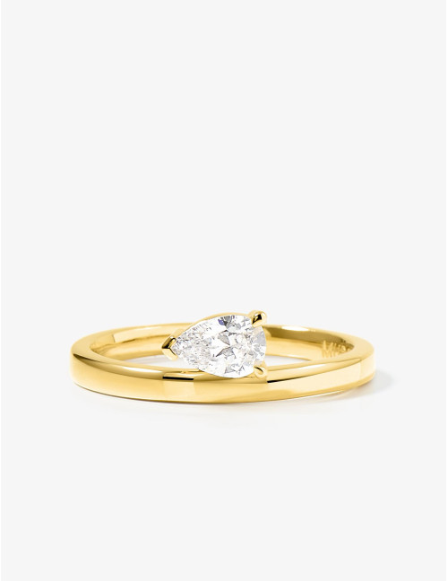 Bague Vivienne Suspendue dorée