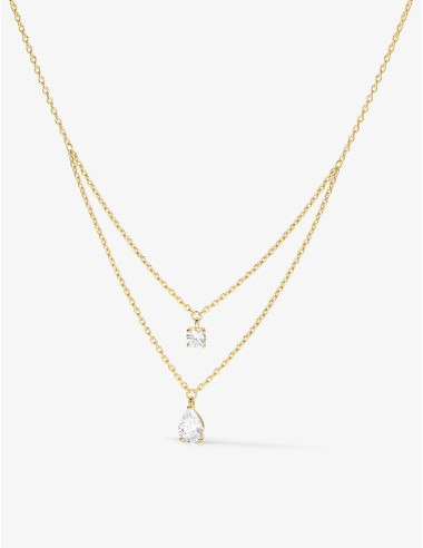 Collier Saint-Louis & Vivienne doré