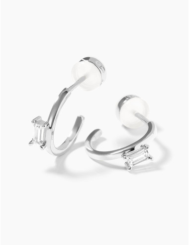 Boucles d'oreilles Saint-Honoré Suspendue argent
