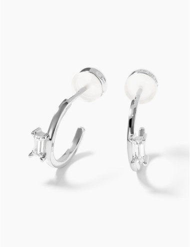 Boucles d'oreilles Saint-Honoré Suspendue argent