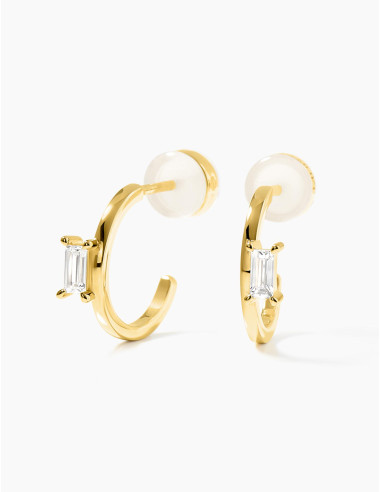 Boucles d'oreilles Saint-Honoré Suspendue dorées