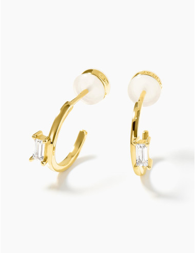 Boucles d'oreilles Saint-Honoré Suspendue dorées