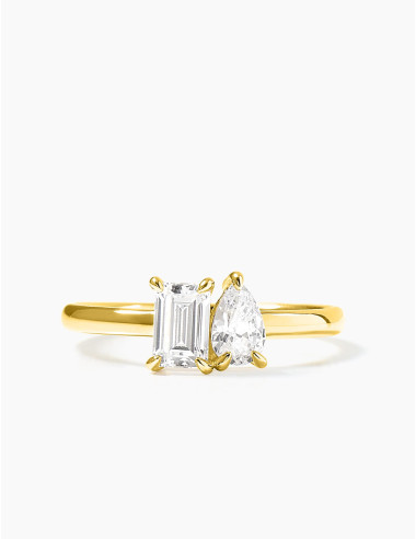 Bague Saint-Honoré & Vivienne dorée
