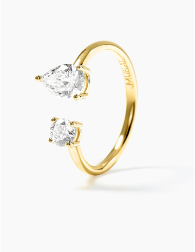 Bague Saint-Louis & Vivienne dorée
