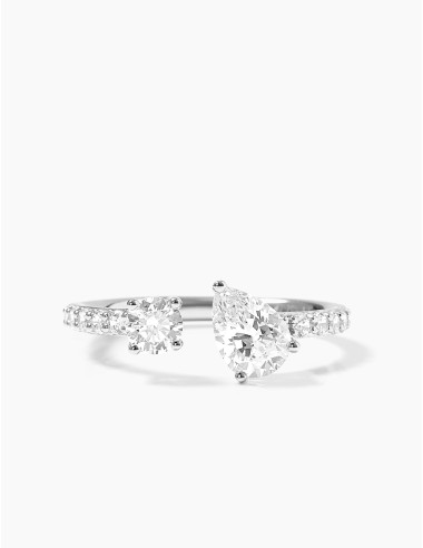 Bague Saint-Louis & Vivienne Pavée argent