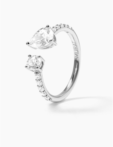 Bague Saint-Louis & Vivienne Pavée argent